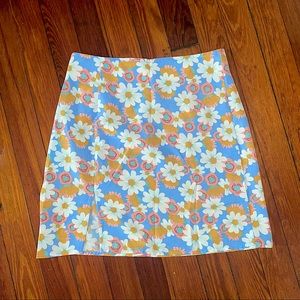 SHEIN mini flower slit skirt